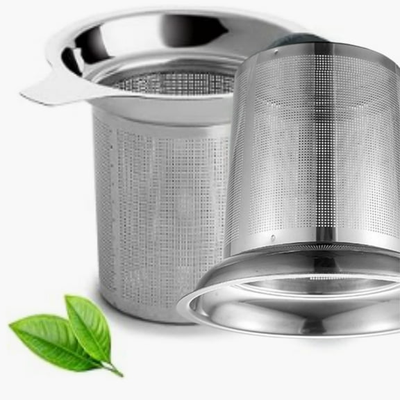 JJBNSH Tea Infuser, Extra Fine Mesh Tea Infuser with Stainless Steel Reusable Stainless Steel Tea Filter Stainless Steel Filter Tea Cup Tea Filter for Tea Screen Tea Set Clearance
