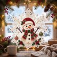 thumbnail image 4 of Christmas Pearl Diamond Art Painting Suncatcher Kit, DIY Christmas Pearl Diamond Hanging Ornament Set, 3D Acrylic Snowflake Sun Catcher for Home Wall Decor, 4 of 8