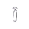 thumbnail image 3 of 1/2 Carat (Ctw H-I, I1-I2) Diamond Engagement Halo Ring in 14K White Gold for Women, 3 of 6