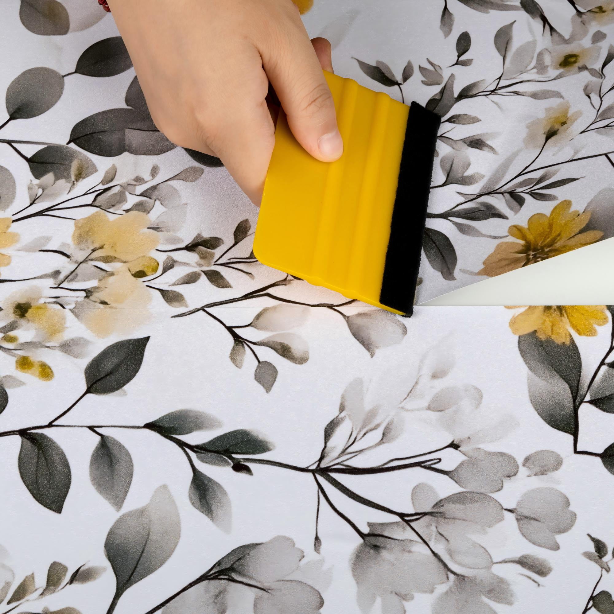 UMIGGEE Floral Wallpaper Multicolor Peel and Stick Wallpaper Self Adhesive Wall Paper 17.3-in x 118-in Contact Paper for Home Mural Wall Decor Wall Covering Old Furniture Renovation