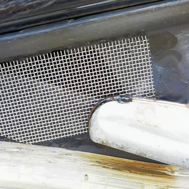unbranded 10Ud Rejilla De Malla Metálica Plata Uso En Soldadura Para Reparar Daños En Parachoques