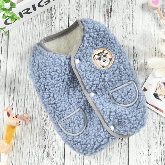 Chaleco polar de oso Keji Fadou para otoño e invierno, ropa para perros y gatos