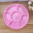 thumbnail image 2 of BESTOYARD Modern European-Style Living Room Melon Snack Storage Box with Lid Dry Fruit Tray Multi-Purpose Pink Vegetable Plate, 2 of 5