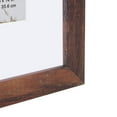 thumbnail image 4 of Scholartree 2 PACK 16x20 Wood Gallery Poster Frame, 16x20 Matted to 11x14 Wall Frames, Brown Oak, 4 of 11