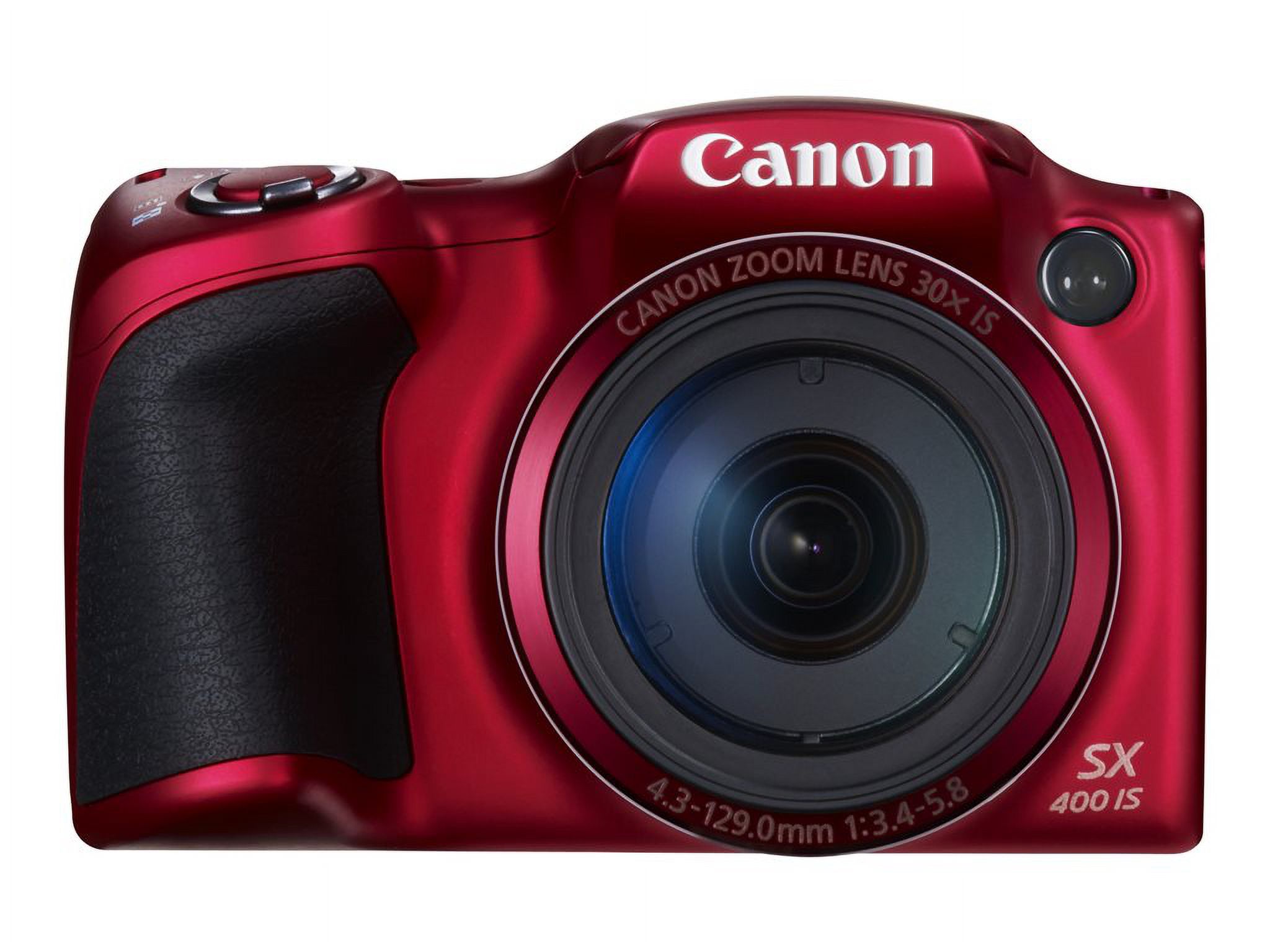 Canon PowerShot SX400 IS - Digital camera - High Definition - compact - 16.0 MP - 30 x optical zoom - red - image 16 of 72
