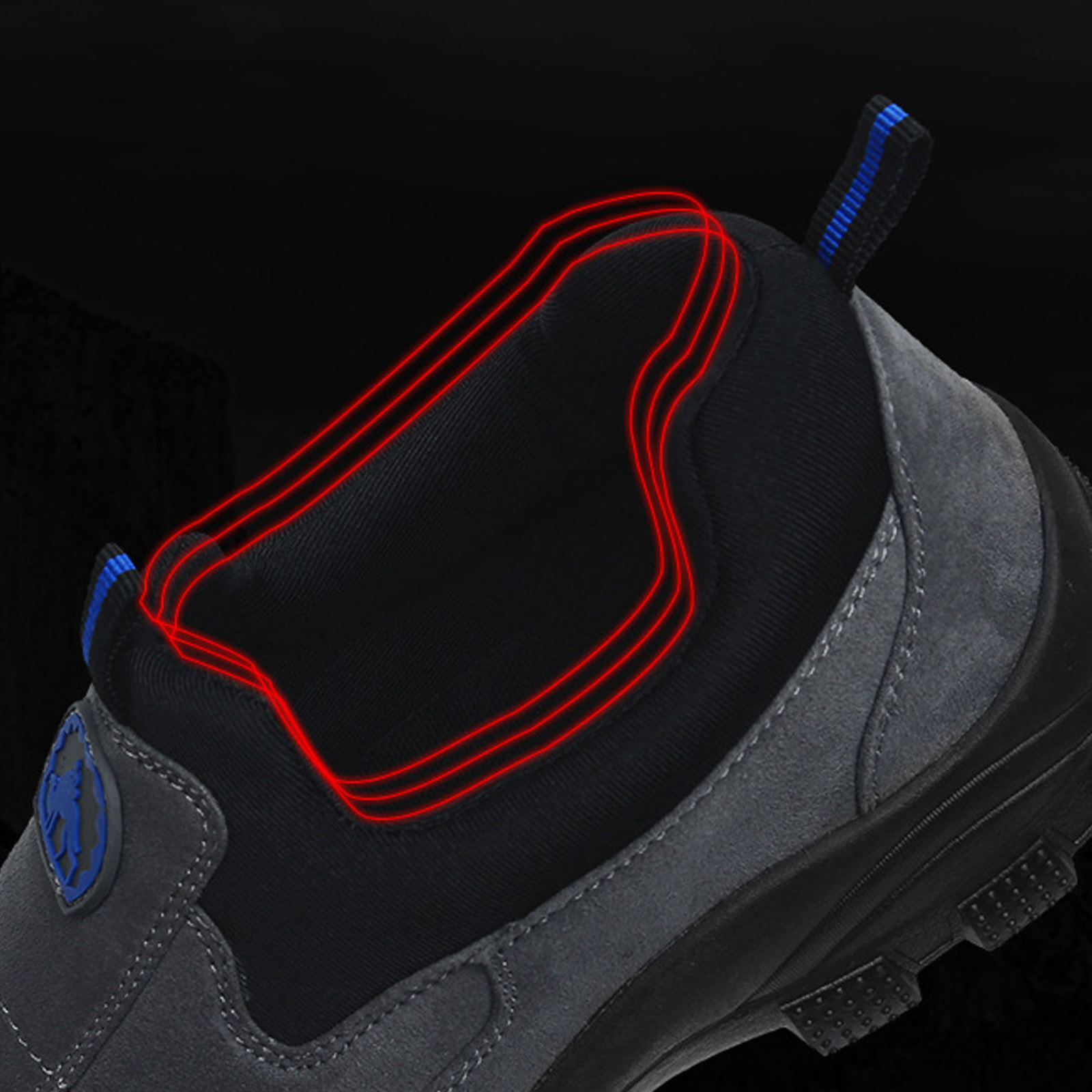 YLYL Men's Orthopedic Sneakers Non-Slip Lightweight Casual Slip-On Outdoor Hiking Walking Shoes