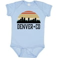 thumbnail image 3 of Inktastic Denver Colorado Skyline Vintage Boys or Girls Baby Bodysuit, 3 of 5