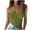 Army Green, variant on Admvng Plus Size Tank Tops for Women Square Neck Sleeveless Shirts Knit Ribbed Fitted Basic Top S-5XL