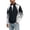 Gray, variant on Men's Full Zip Track Jacket Athletic Color Block Sportswear Stand Collar Lightweight Running Gym Training Coat with Elastic Cuffs for Fall Activewear