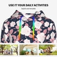 thumbnail image 4 of Haiem Leaves Flower for Men's Fashion Hoodies & Sweatshirts with Kangaroo Pocket,Hooded Sweatshirt with Eye-catching Drawstrings-XX-Large, 4 of 7