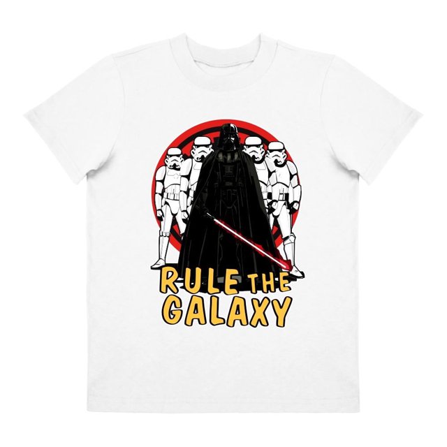 Playera Para Niño Lucasfilm Star Wars Cuello Redondo Manga Corta Talla 6 Blanco