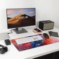 thumbnail image 5 of Kdxio Vibrant Hummingbird Watercolor Art Print Large Gaming Mouse Pad,Non-Slip Base,Water Resist Keyboard Pad for Gamer,Office & Home,29.5 x 15.8 in, 5 of 6