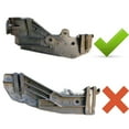 thumbnail image 3 of Headlight Lamp Mounting Bracket LH RH Pair for 07-15 Infiniti G35 G37 G25 Sedan, 3 of 8