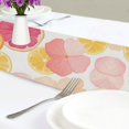 thumbnail image 4 of Yayeee Table Runner 70 inches Long Home Kitchen Dinning Party Decoration, Pink Floral Orange, 4 of 7