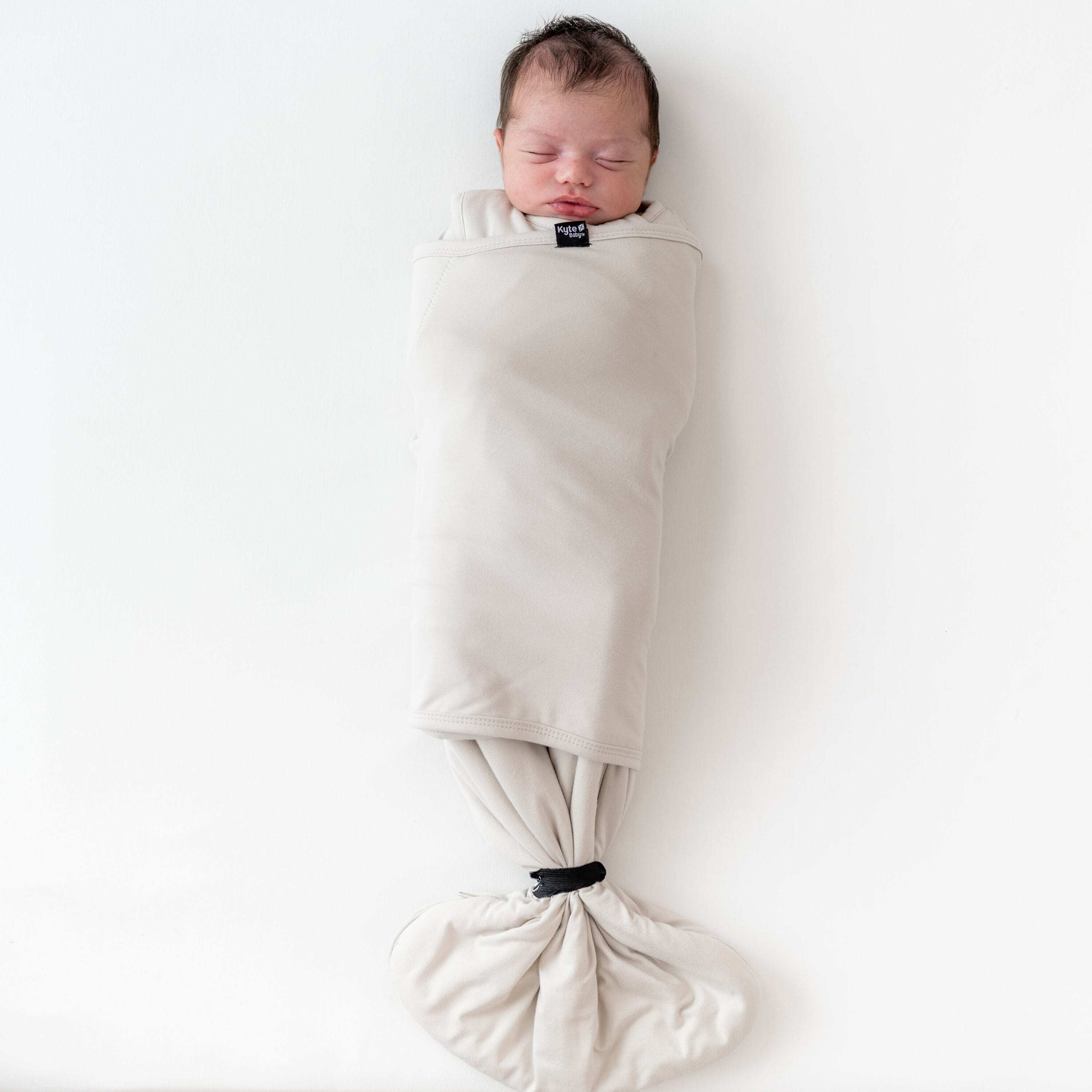 Kyte Baby Sleep Bag Swaddler in Oat with Removable Swaddle Wrap, 1.0 Tog, Size XS