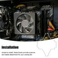thumbnail image 3 of Shisuyan 4pcs Radiator Fan Hook for Computer CPU Cooler Steel Wire Buckle Clips Fan Buckle CPU Heatsink Fan Buckle Computer Cooling Accessories, 3 of 9