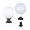 thumbnail image 4 of Inteprter El plástico agrega un toque de elegancia al área exterior con una linterna esférica de pilar con forma de globo a prueba de agua Decoración del hogar, 4 of 6