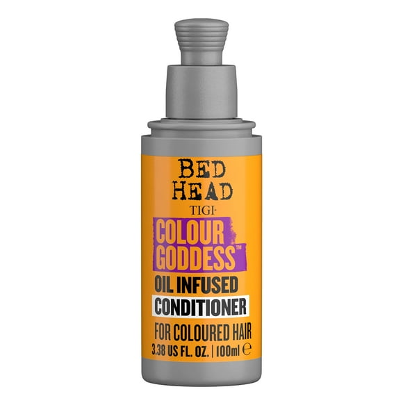 Bed Head Colour Goddess Conditioner for Coloured Hair, Professional Oil-Infused, Moisturizes & Softens, 3.38 fl oz Travel Size