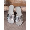 thumbnail image 4 of Ladies' Snake Pattern Slip-on Flat Sandals For Summer Vacation, Indoor And Outdoor, 4 of 4