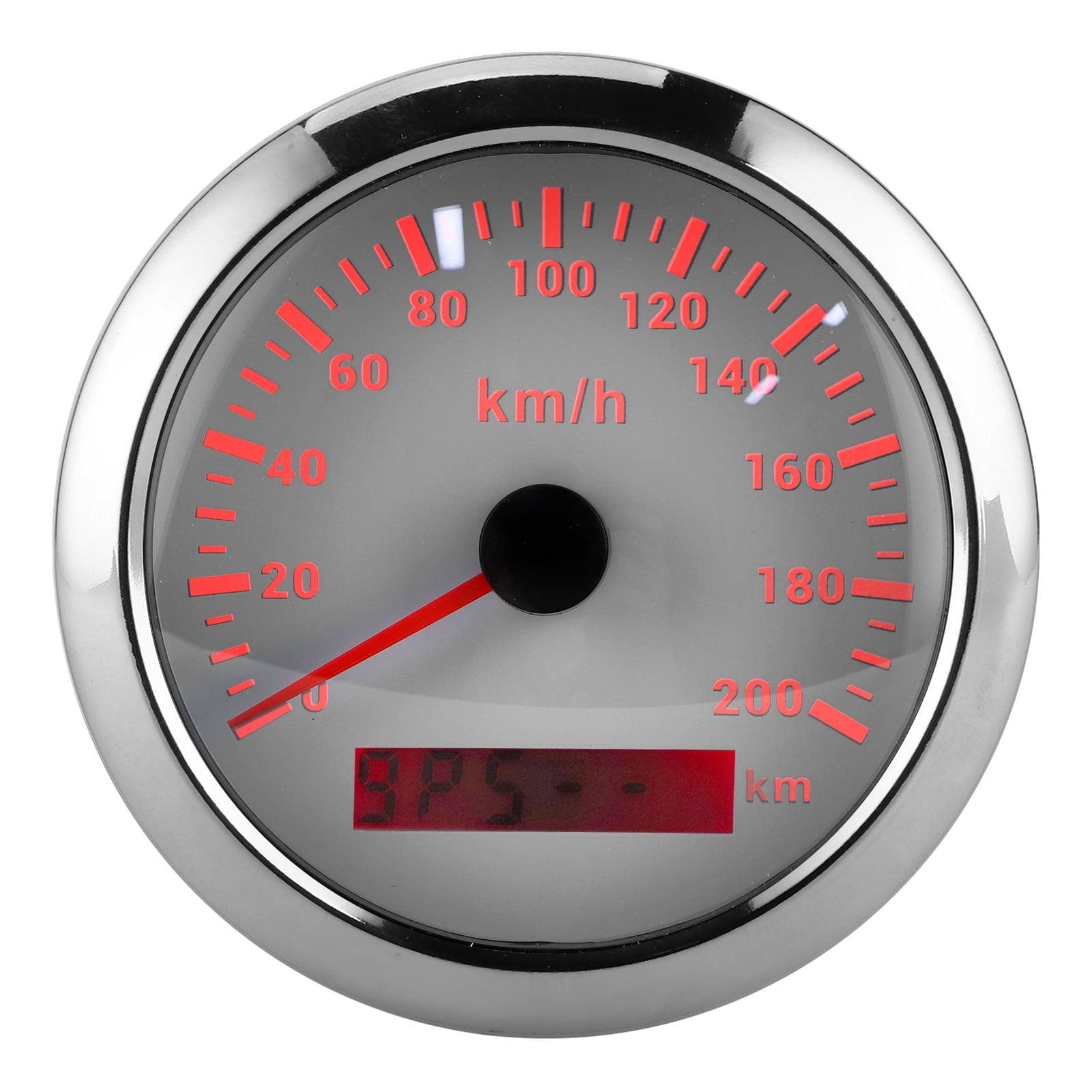 Rdeghly Boat Odometer 85mm GPS Speedometer 200km/h Odometer Waterproof