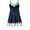 Blue, variant on WTXUE Nightshirts & Gowns | with Bra Inserts Lingerie Pads Nightdress Women Chest Satin Ladies Nightwear with | 1 Piece Blue L