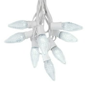 25 Foot C9 LED Christmas Light Set, Hanging String Lights, White Wire - Bild 34 von 52