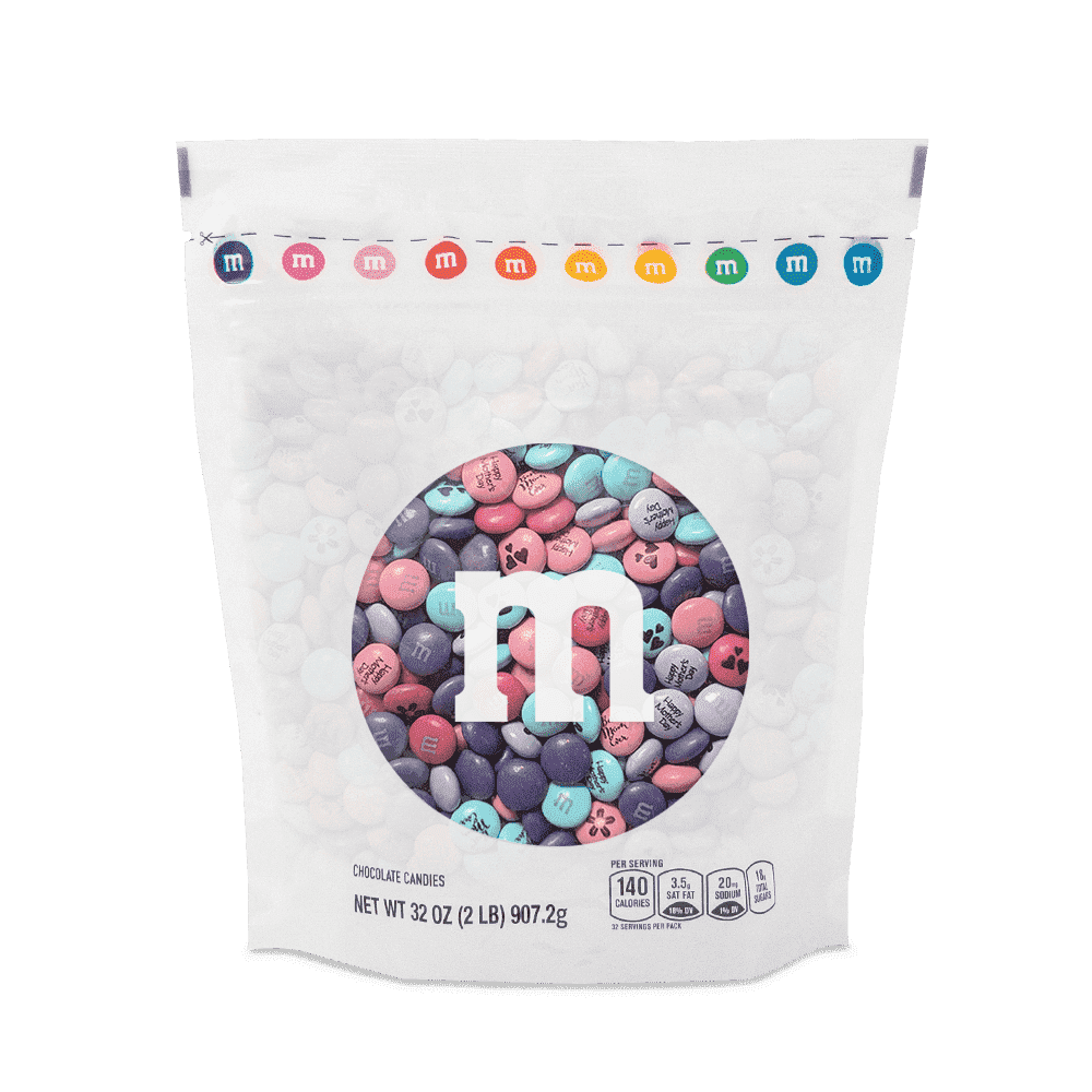 M&M'S Milk Chocolate Candy, 2lb Resealable Bulk Bag, It's A Boy