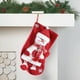 thumbnail image 5 of Knitted Christmas Stockings With Santa Claus And Snowman Designs Red Gift Bags Ideal For Christmas Tree Hanging Decoration, 5 of 6