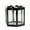 Black Square, variant on Hexagonal Fish Tank, Mini Fish Tank Row Aquarium Stackable Small Betta Fish Tank, Ant Feeding Case Mini Reptile Row Box, 4.72 x 4.13 x 4.53