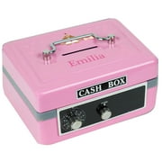 Personalized Pink Puppy Cash Box