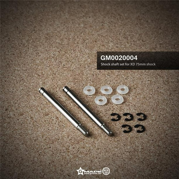 Gmade GMA0020004 Jeu d'Arbre de Choc pour XD Amortisseur - 75 mm