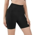 thumbnail image 2 of American Trends Workout Shorts for Women Seamless Elastic Spandex Shorts Gym Yoga Running Athletic Sports Shorts for Women Black S, 2 of 6