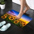 thumbnail image 3 of Diatomaceous Earth Bath Mat,Sunflower Soft Wrinkle Free Bathroom Floor Rugs Non-Slip Volume Super Absorbent Fast Drying for Bathroom Kitchen Door mat,Eco-Friendly Easy to Clean（40cmx60cm）, 3 of 6