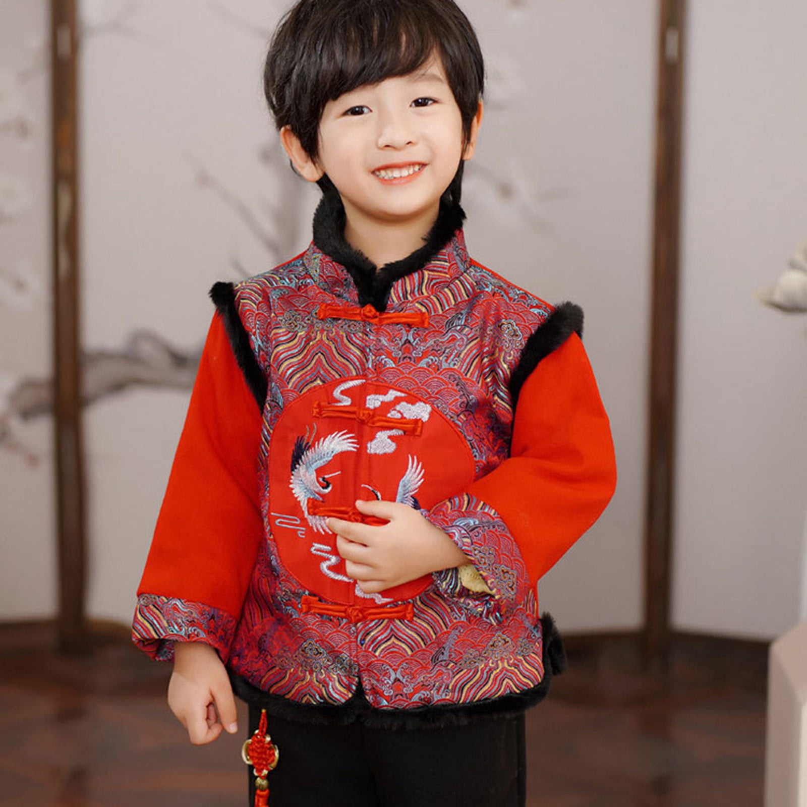 FAMTKT Toddler Baby Kid Boys Lunar Chinese New Year Tang Suit Clothes Warm Coat Gentleman Suit, Baby Girls' Skirt Sets