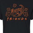 thumbnail image 3 of Friends - Cornucopia - Juniors Cropped Cotton Blend T-Shirt, 3 of 5