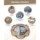 thumbnail image 4 of Bolsa de Gimnasio WISEPACK Bolsa Deportiva de Viaje con Compartimento para Zapatos, 4 of 8
