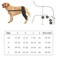 thumbnail image 2 of Convenient Practical Cloth 4Size Torn  Hind Leg Knee Hip Joint Protect Support Belt Brace Wrap Belt Legs Protector Pet Knee Pad BLACK XS, 2 of 8