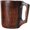 Brown - 14 oz, variant on 12 oz Handmade Wooden Coffee Mug Wood Outdoor Cool Man Cups Unique Camping Guys Tankard Vintage Beer Mugs Stein for Men Gift Unusual Rustic Coffee Tea Cup Fancy Manly Viking Mug