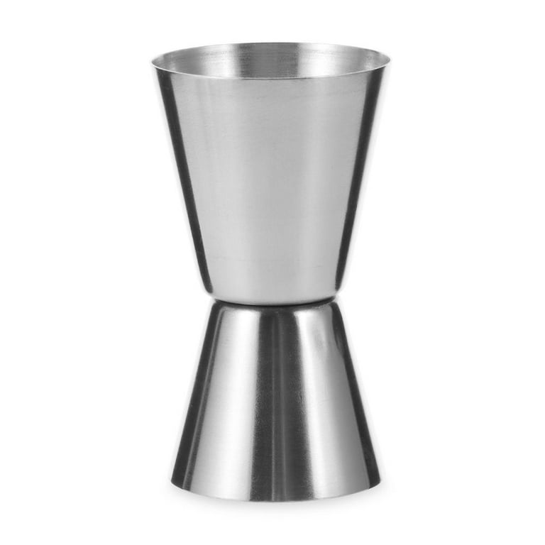 25/50ML Stainless Steel Cocktail Shaker Measuring Cup Double Cup