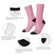 thumbnail image 4 of Fotbe Glitter Pink Calcetas Largas con Estampado para Hombre y Mujer – Calcetas de Compresión Transpirables y Elásticas, Viajar y Uso Diario Talla 5-11, 4 of 6