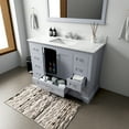 thumbnail image 4 of Lexora Home Dukes 48" Vanity Cabinet in Dark Gray, 4 of 8