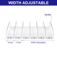 thumbnail image 4 of Organizador de 6uds para Refrigerador Unique Bargains Autoempuje Bebida Dispensador Blanco, 4 of 6