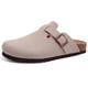 thumbnail image 1 of Shevalues-zuecos clásicos de corcho para hombre y mujer, sandalias de ante con plantilla suave, con soporte para ARCO, toboganes de playa a la moda, para el hogar, 1 of 5