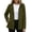 Army Green, variant on Zpzdpjkx Women's Waterproof Hooded Rain Jacket, Long Sleeve Zip-Up Windbreaker Coat with Drawstring