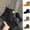 Black, variant on Men's Ankle Boots Plus-Size Round Toe Lace-Up Comfortable Boots