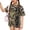 Brown, variant on GirlsTwo Piece Outfits 7-8 Years Summer Camo Maple Leaf Print Girls Clothes Short Sleeve Crew Neck T-Shirt Top and Casual Shorts Set Kids Clothes Set