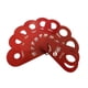 thumbnail image 1 of Regla medidora de diámetro de fruta, calibrador circular de fruta, ligero, flexible, con múltiples orificios rojo, 1 of 9