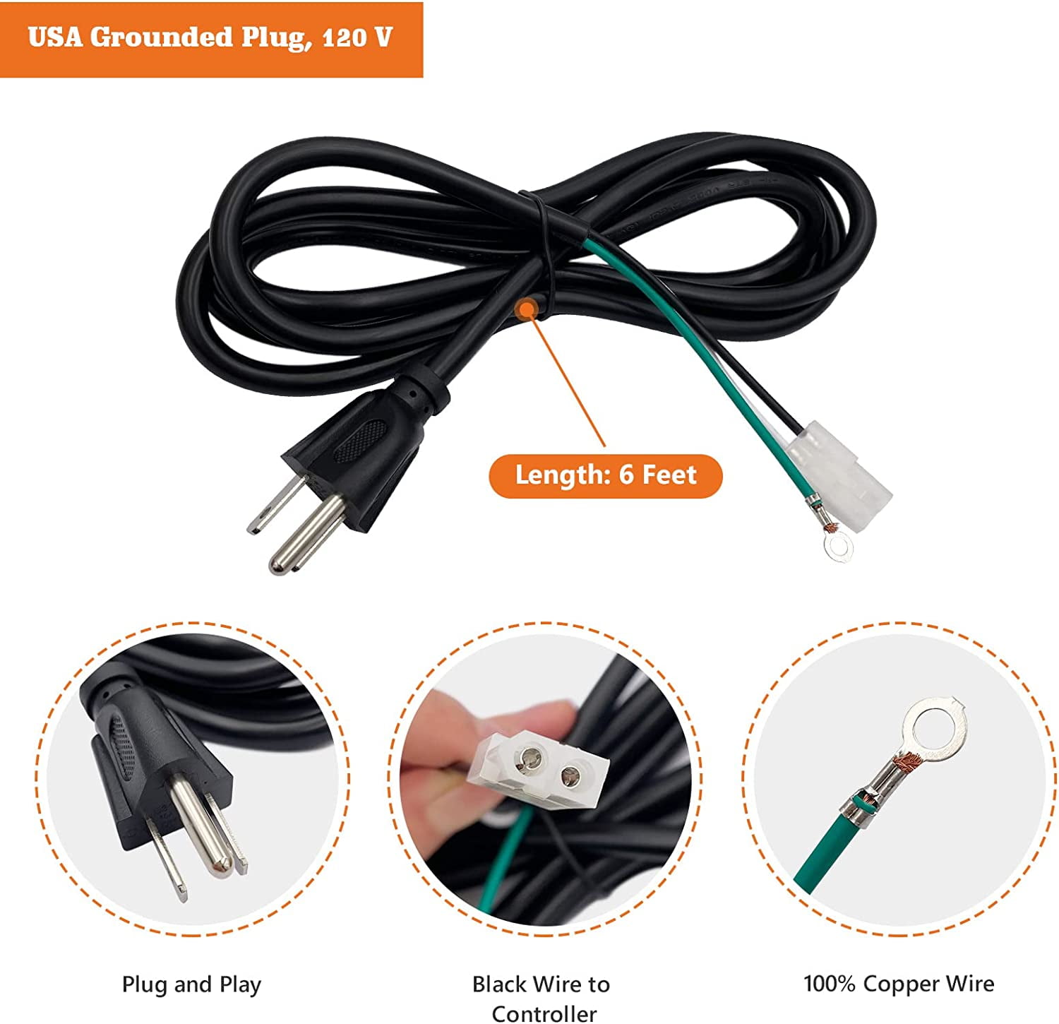 Traeger power cord cheap