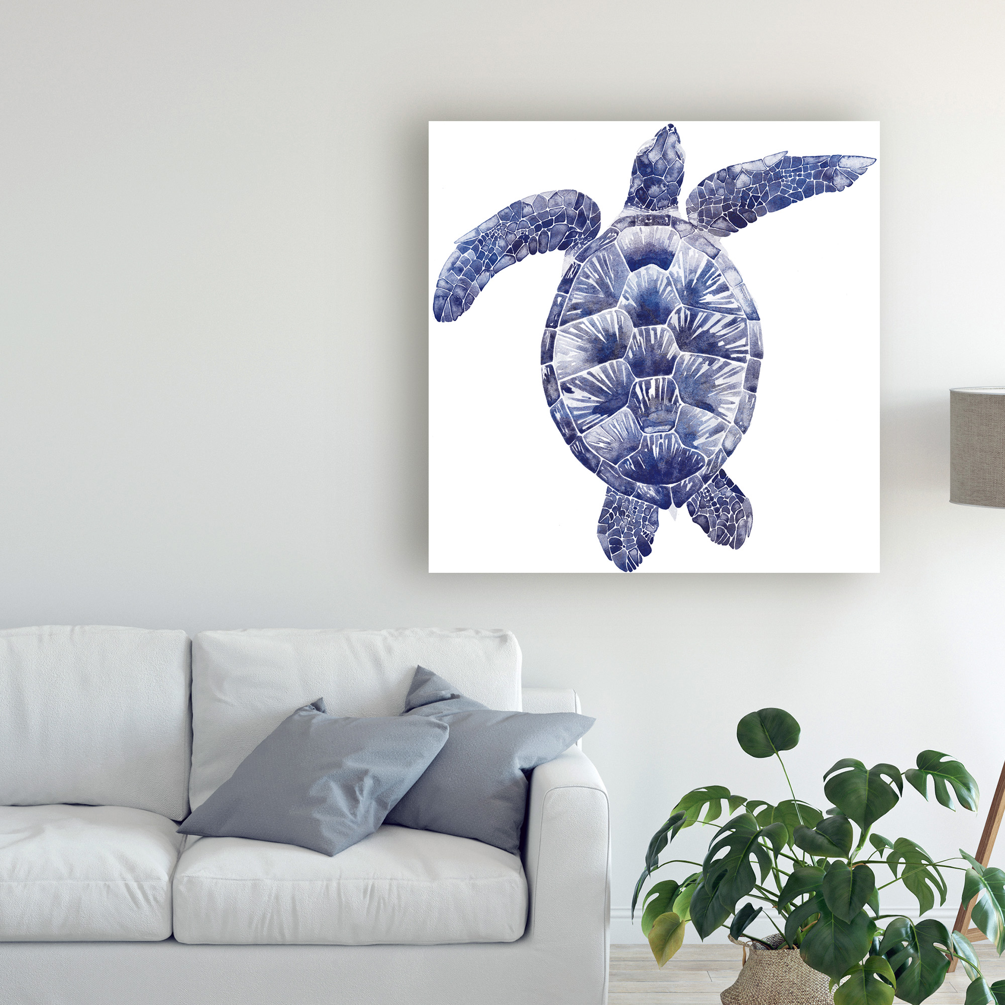 Trademark Fine Art 'Marine Turtle II' Canvas Art by Grace Popp