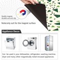 thumbnail image 4 of Yayeee Magnetic Dishwasher Cover for The Front Decoration Home Kitchen Machine Sticker Protector, Green Triangles Pattern, 4 of 6